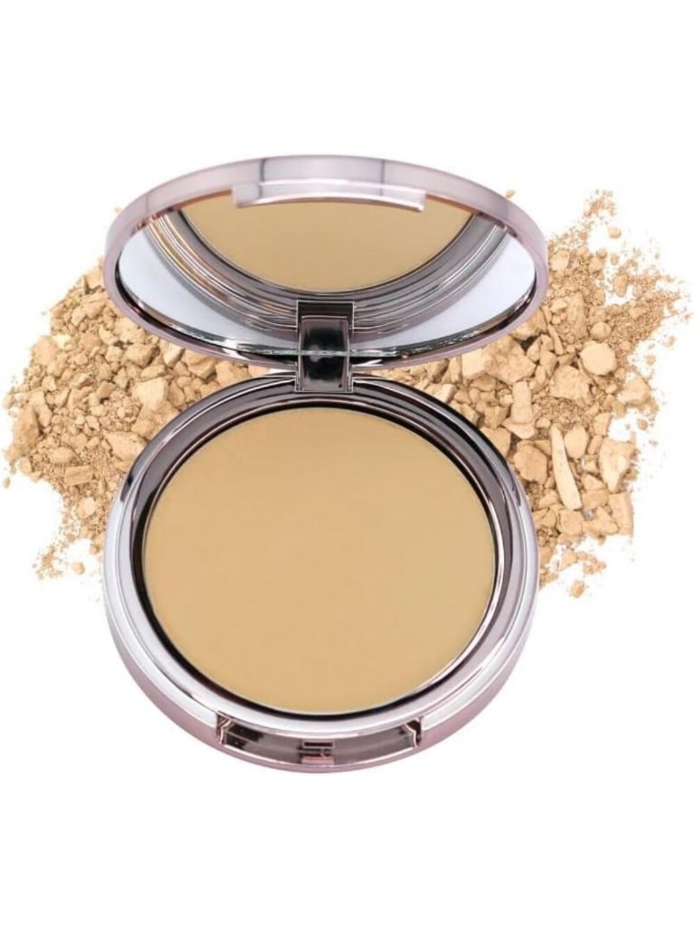 Radiant Finish Pressed Face Powder - Lightweight, Buildable Setting Powder for